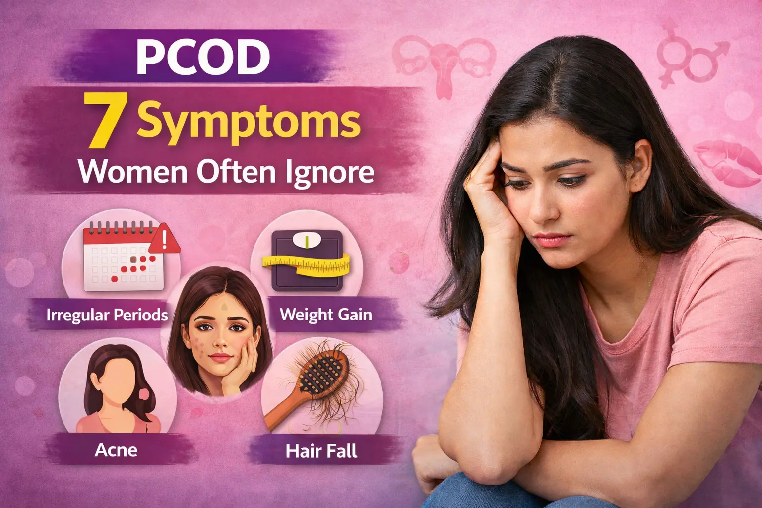 PCOD के 7 ऐसे लक्षण जो महिलाएं अक्सर नज़रअंदाज़ कर देती हैं