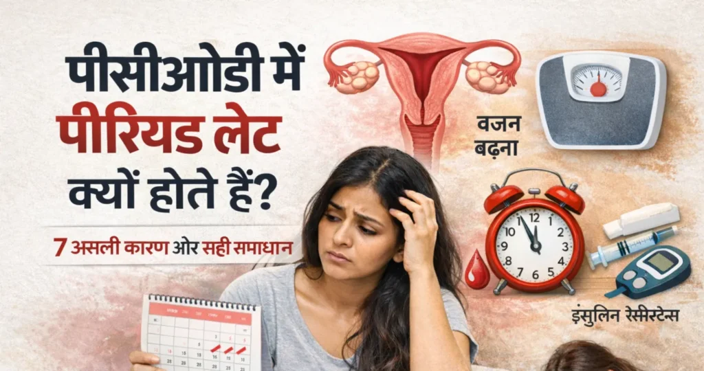 पीसीओडी में पीरियड लेट